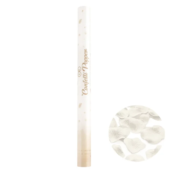 konfetti kremowe płatki róż