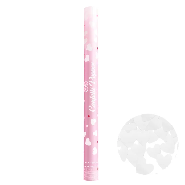 konfetti białe serca